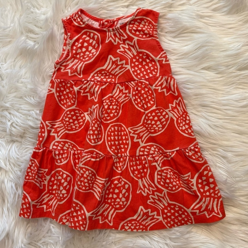Carter’s‎ Baby Girl Pineapple Print Dress Size 18 Months